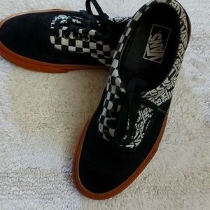 Vans Unisex Black White Check Sneakers